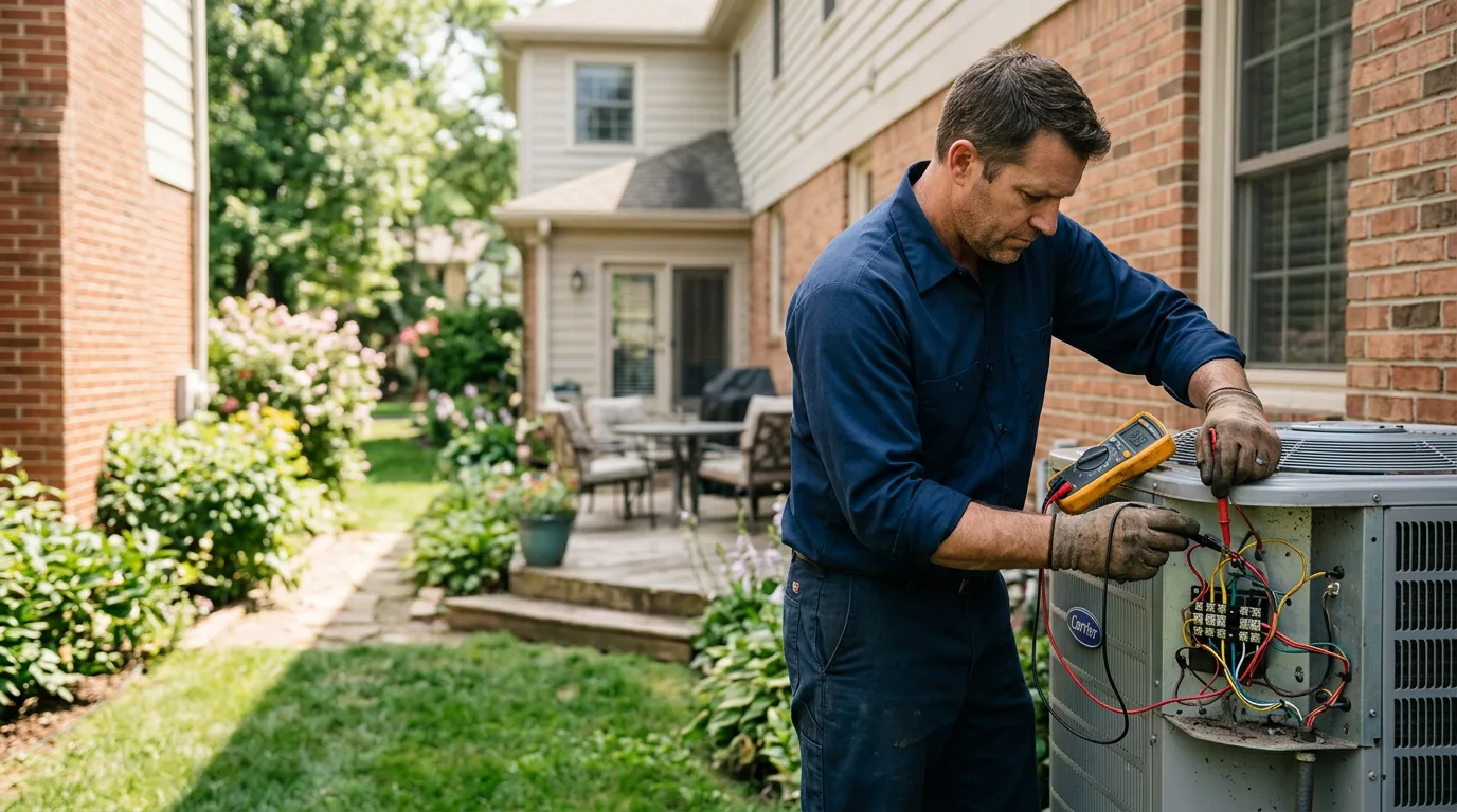 HVAC technician working near Beechmont, KY